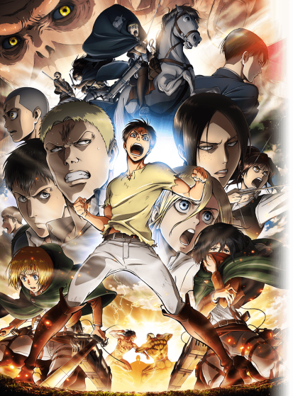 بوستر أنمي Attack On Titan Season 2 - أنمي - تقييم 9.5/10 - مسلسل مترجم مجاناً