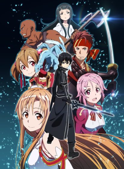 بوستر أنمي Sword Art Online - أنمي - تقييم 9.3/10 - مسلسل مترجم مجاناً